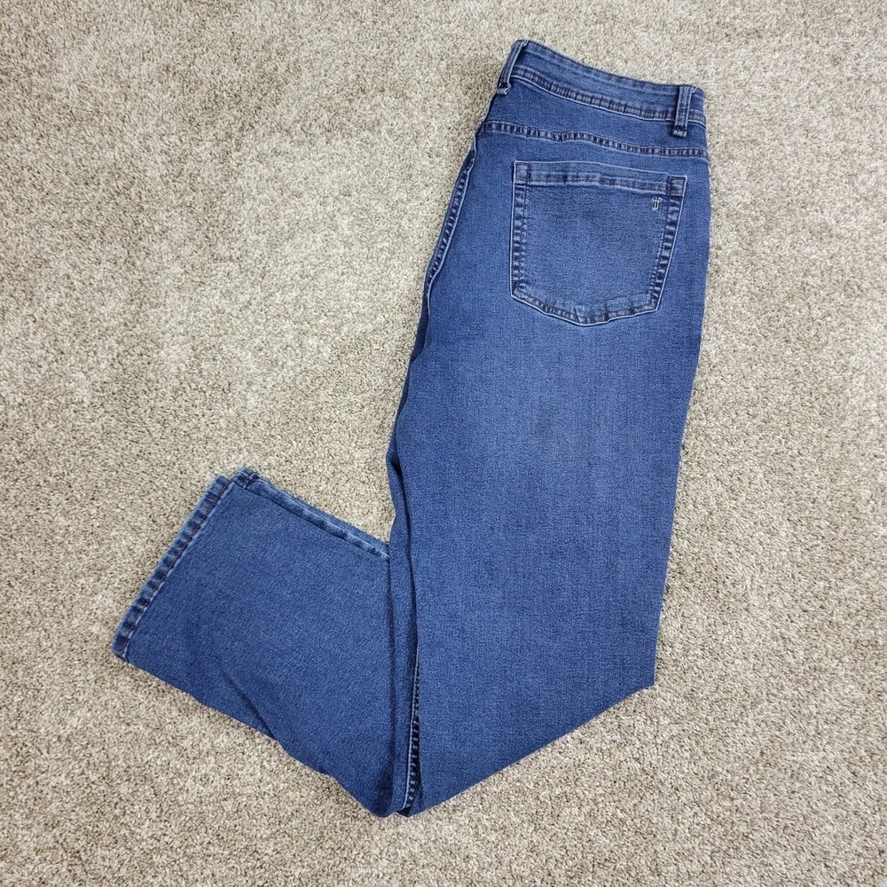 The Perfect Jean Athletic Fit Mens 38x32 Blue Denim Stretch 5 Pocket Jeans